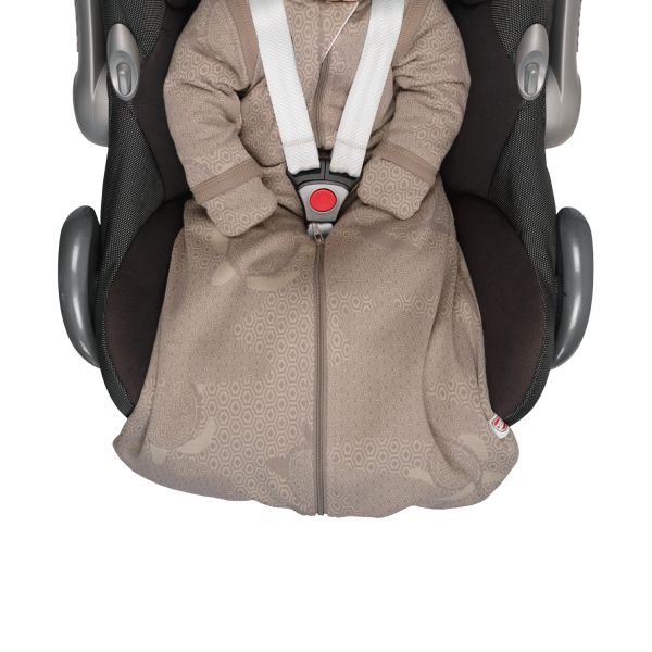 Lodger Slaapzak Hopper Met Afritsbare Mouwen - Maat 50/62 - Matcha Buffalo