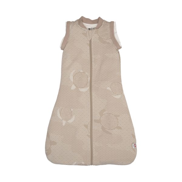 Lodger Slaapzak Hopper Met Afritsbare Mouwen - Maat 50/62 - Matcha Beige Lodger Slaapzak Hopper Met Afritsbare Mouwen - Maat 50/62 - Matcha Beige