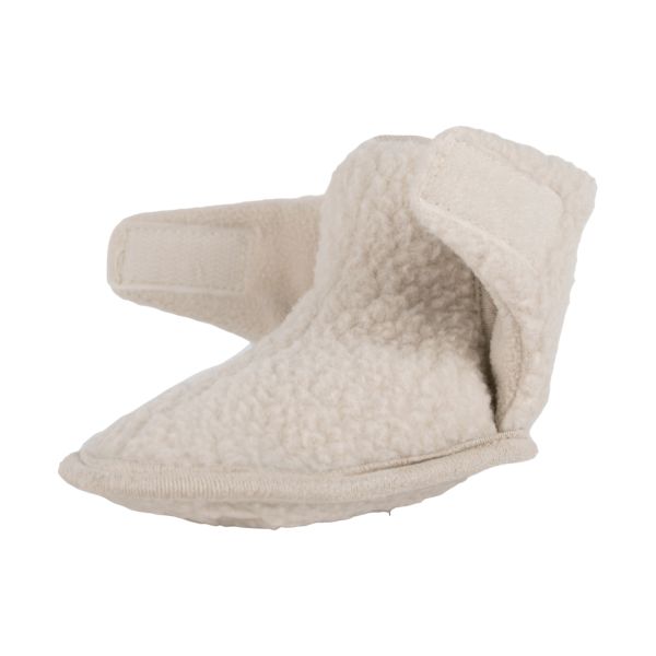 Lodger Slofjes Teddy Fleece Birch 0-3M