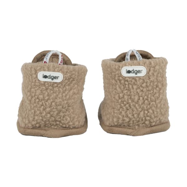 Lodger Slofjes Teddy Fleece Beige 3-6M