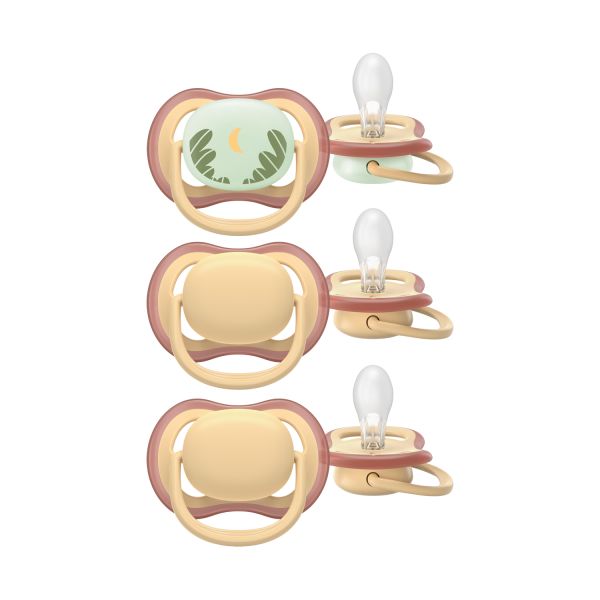 Philips Avent Ultra Air Fopspeen - 0-6 Mnd - 3 Stuks - Plant-based Philips Avent Ultra Air Fopspeen - 0-6 Mnd - 3 Stuks - Plant-based