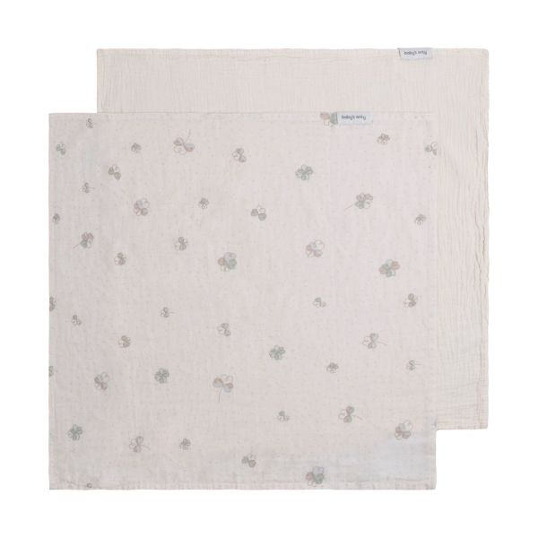 Baby's Only Tender Hydrofiele Doek - 2-Pack - 65x65 cm - Linen / Clover