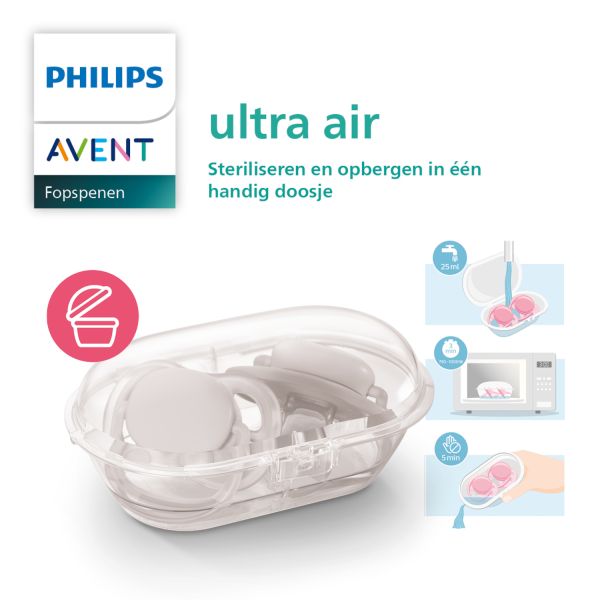 Philips Avent Ultra Air Fopspeen 18 Mnd Walvis