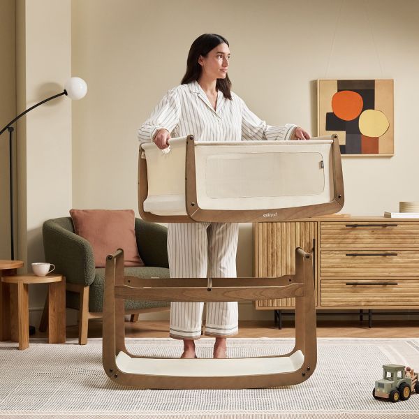 Snuz Co-Sleeper SnüzPod⁵ - Walnut