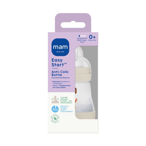 MAM Easy Start Anti-Colic Babyfles - 160 ml - Uni MAM Easy Start Anti-Colic Babyfles - 160 ml - Uni