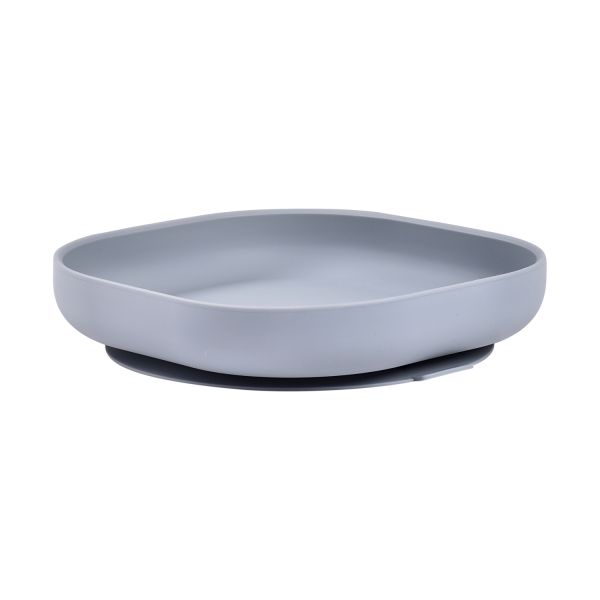 Beaba Silicone Bord met Zuignap - Kiezel
