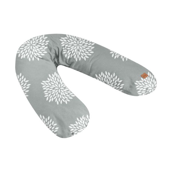 Beaba Verzorgingskussen - Big Flopsy - Grijs - Bloem