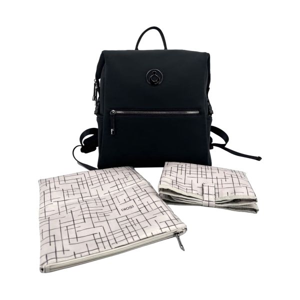 Isoki Luiertas Rugzak - Newport Neoprene - Black Isoki Luiertas Rugzak - Newport Neoprene - Black