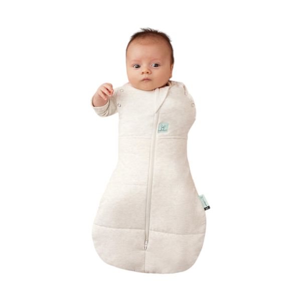 Ergopouch Cocoon Inbaker Slaapzak Oatmeal Marle 3,5 Tog 3-6mnd Ergopouch Cocoon Inbaker Slaapzak Oatmeal Marle 3,5 Tog 3-6mnd