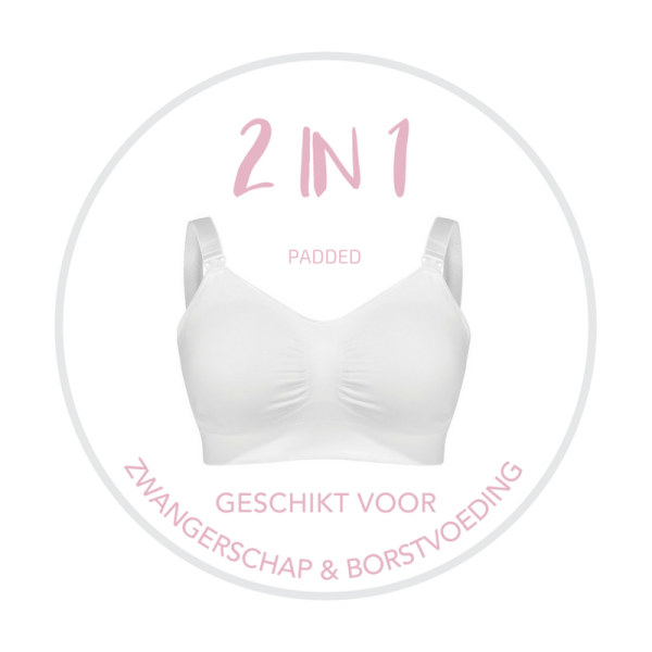 Carriwell Voedingsbeha Padded Wit  S