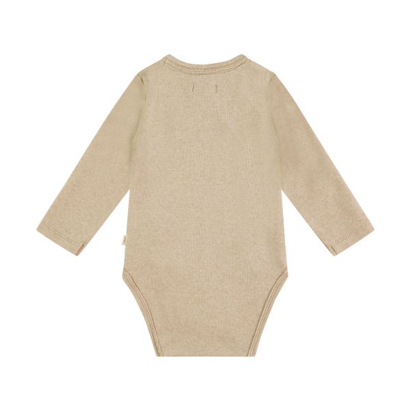 A Tiny Story Romper Lange Mouw Oatmeal Melange 50 A Tiny Story Romper Lange Mouw Oatmeal Melange 50