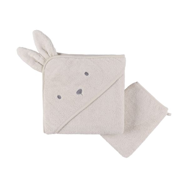 Noukie's B&M Badcape - 75 x 75 cm - Moka