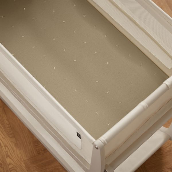 Snüz Hoeslaken Snuzpod Co-Sleeper - 2 Pack - Sage Cross Snüz Hoeslaken Snuzpod Co-Sleeper - 2 Pack - Sage Cross