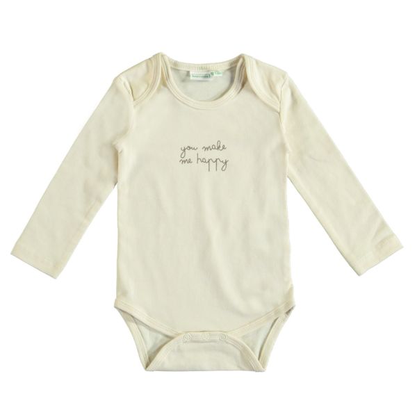 Babylook Happy Romper - Maat 56 - Buttercream