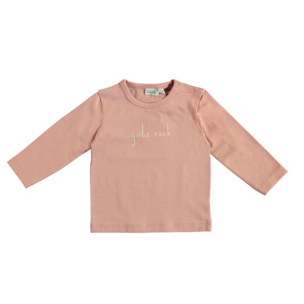 Babylook Girls Rock T-Shirt - Maat 56 - Pale Blush Babylook Girls Rock T-Shirt - Maat 56 - Pale Blush