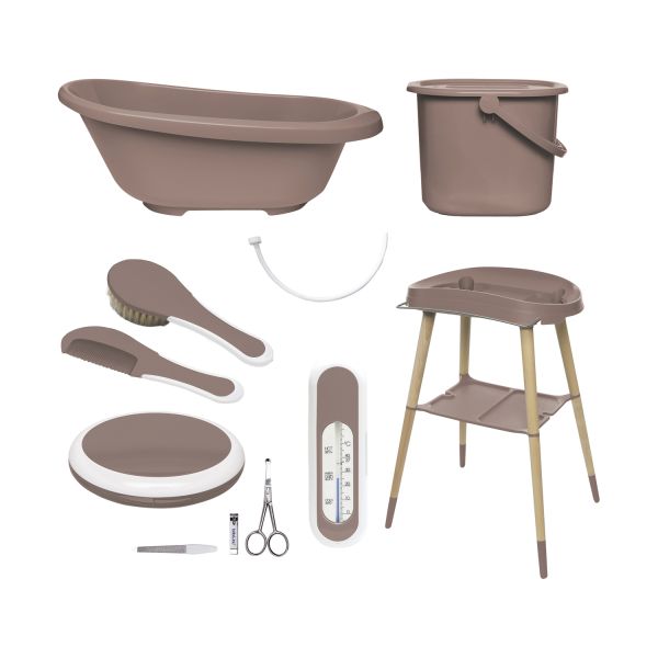Bébé‑Jou Sense Badset - 7‑Delig - Mocha Mousse Bébé‑Jou Sense Badset - 7‑Delig - Mocha Mousse