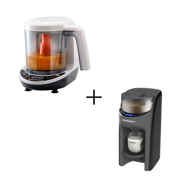 Baby Brezza One Step Food Maker Deluxe & Formula Pro Advanced - Charcoal