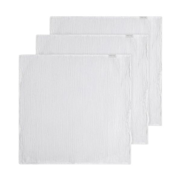 Baby's Only Tender Hydrofiele Doek - Wit - 115x115 cm - 3- Pack Baby's Only Tender Hydrofiele Doek - Wit - 115x115 cm - 3- Pack