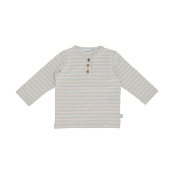 Babylook Night T-Shirt Lange Mouw - Maat 50 - Stripe Plain Air Babylook Night T-Shirt Lange Mouw - Maat 50 - Stripe Plain Air
