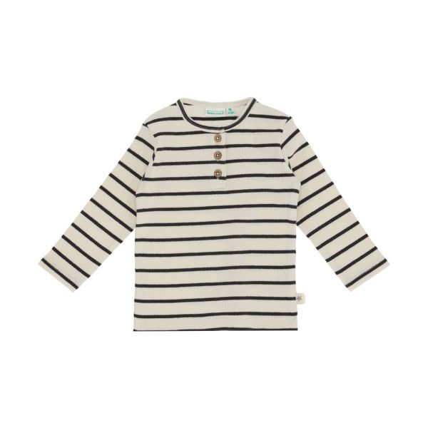 Babylook Skunk T-Shirt Lange Mouw Rib - Maat 50 - Stripe Babylook Skunk T-Shirt Lange Mouw Rib - Maat 50 - Stripe