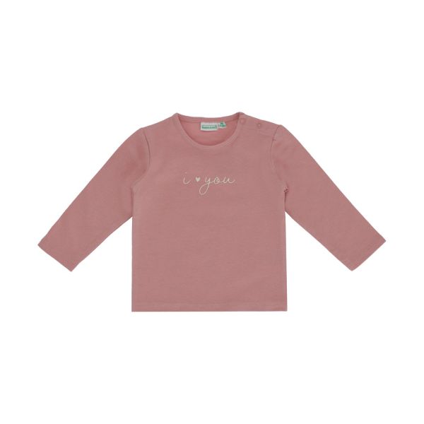 Babylook T-Shirt Lange Mouw Love You - Maat 68 - Zephyr