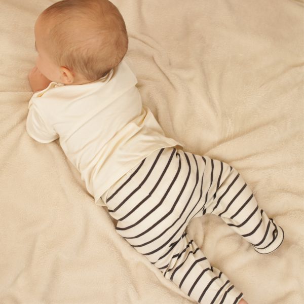 Babylook Skunk T-Shirt Lange Mouw - Maat 50 - Whisper White Babylook Skunk T-Shirt Lange Mouw - Maat 50 - Whisper White