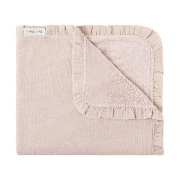 Baby's Only Calm Wiegdeken Teddy - Oud Roze