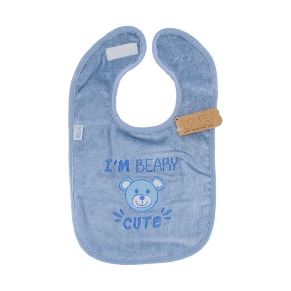 VIB I'm Beary Cute Slabbetje - Dusty Blue