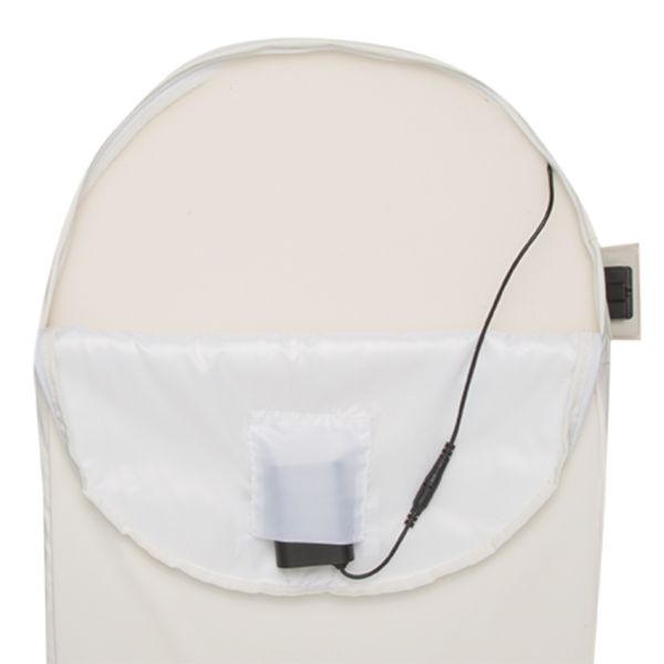 Bebe-Jou Quilted Verwarmd Aankleedkussen - Waves Off White