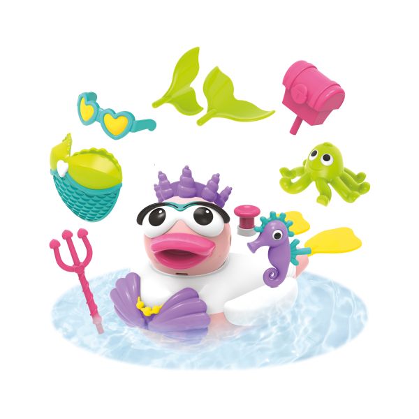 Yookidoo - Create 'N' Spray Ducks Mermaid - Badspeelgoed Yookidoo - Create 'N' Spray Ducks Mermaid - Badspeelgoed