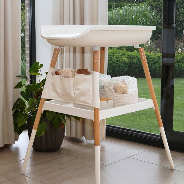 Bo Jungle Balneo Luiertafel - Pure White