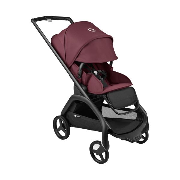 Bugaboo Wandelwagen Dragonfly Incl. Suncanopy Black / Dark Cherry - Dark Cherry
