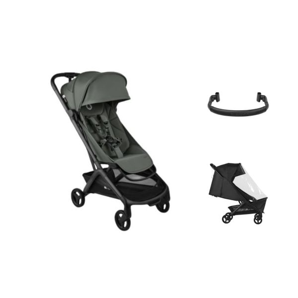 Bugaboo Butterfly 2 Buggy - Essential Bundel - Forest Green Bugaboo Butterfly 2 Buggy - Essential Bundel - Forest Green