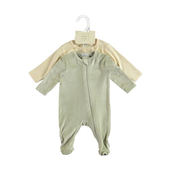 Babylook Velours Boxpak - 2-Pack - Maat 50 - Mineral Gray