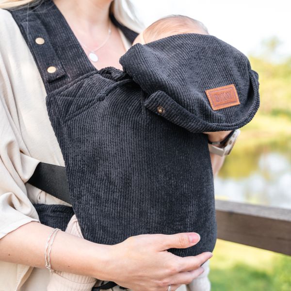 ByKay Click Carrier Classic Draagzak - Rib - Smoky Black ByKay Click Carrier Classic Draagzak - Rib - Smoky Black