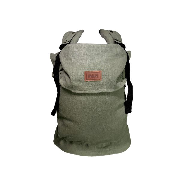 ByKay Click Carrier Deluxe Draagzak - Linnen - Hunter Green ByKay Click Carrier Deluxe Draagzak - Linnen - Hunter Green