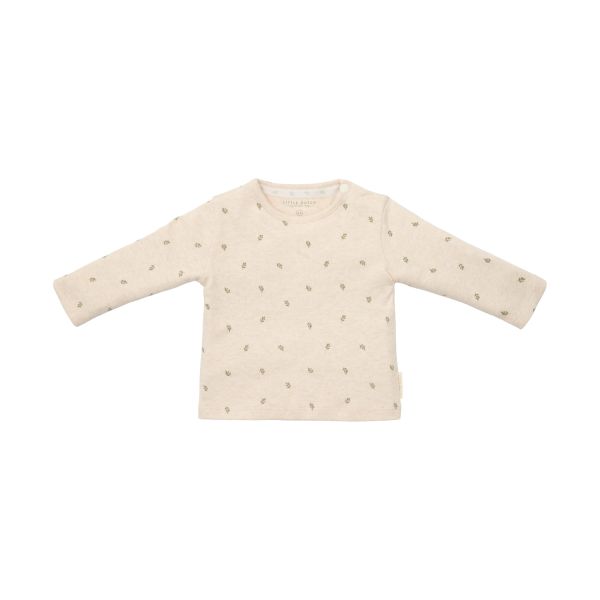 Little Dutch T-Shirt Lange Mouw Little Farm Green Leaves 68