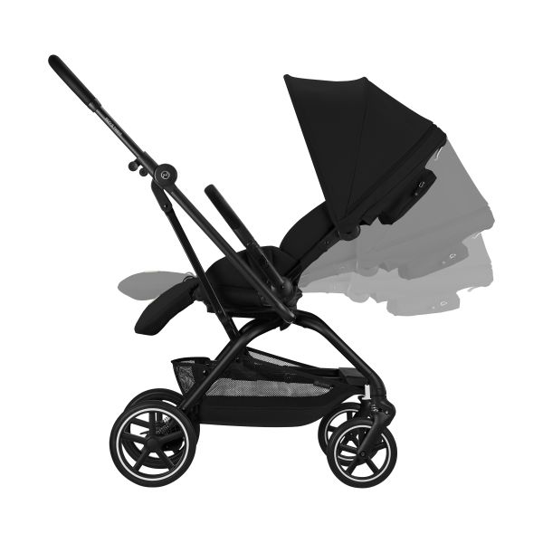 Cybex Eezy S Twist+ 2 - BLK Magic Black/Black 