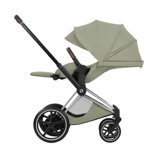 Cybex e-Priam 5 Style Kinderwagen 2-in-1 - Chrome Brown/Sage Green Cybex e-Priam 5 Style Kinderwagen 2-in-1 - Chrome Brown/Sage Green