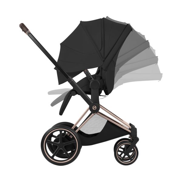 Cybex e-Priam 5 Style Kinderwagen 2-in-1 - Rosegold/Sepia Black Cybex e-Priam 5 Style Kinderwagen 2-in-1 - Rosegold/Sepia Black