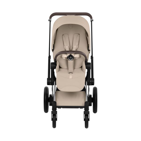 Cybex e-Priam 5 Style Kinderwagen 2-in-1 - Chrome Brown/Cozy Beige