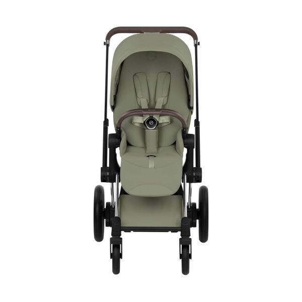 Cybex e-Priam 5 Style Kinderwagen 2-in-1 - Chrome Brown/Sage Green Cybex e-Priam 5 Style Kinderwagen 2-in-1 - Chrome Brown/Sage Green
