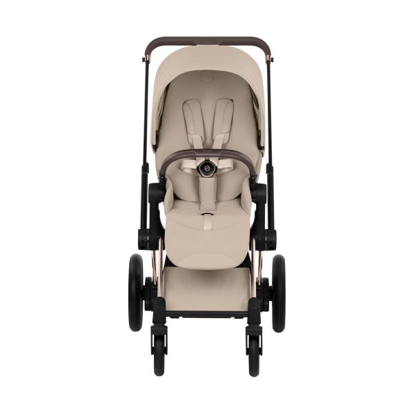 Cybex e-Priam 5 Style Kinderwagen 2-in-1 - Rosegold/Cozy Beige