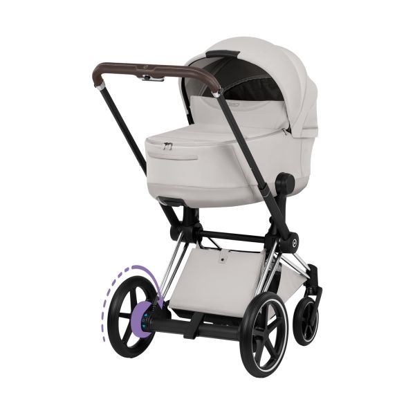 Cybex e-Priam 5 Style Kinderwagen 2-in-1 - Chrome Brown/City Grey Cybex e-Priam 5 Style Kinderwagen 2-in-1 - Chrome Brown/City Grey