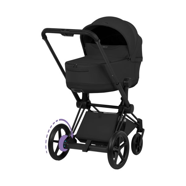 Cybex e-Priam 5 Style Kinderwagen 2-in-1 - Matt Black/Sepia Black