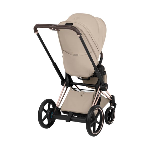Cybex e-Priam 5 Style Kinderwagen 2-in-1 - Rosegold/Cozy Beige