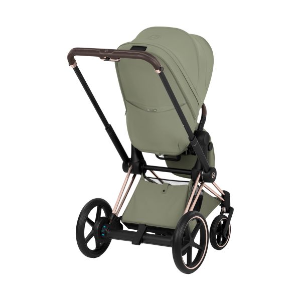 Cybex e-Priam 5 Style Kinderwagen 2-in-1 - Rosegold/Sage Green