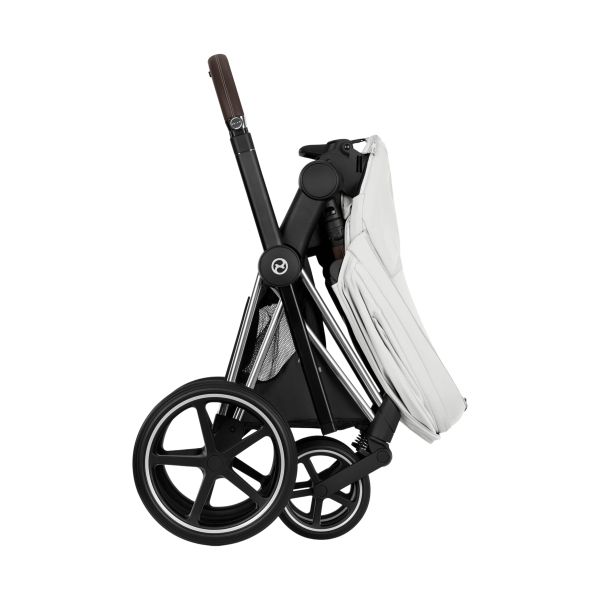 Cybex Priam 5 Style Kinderwagen 2-in-1 - Chrome Brown/Off White Cybex Priam 5 Style Kinderwagen 2-in-1 - Chrome Brown/Off White