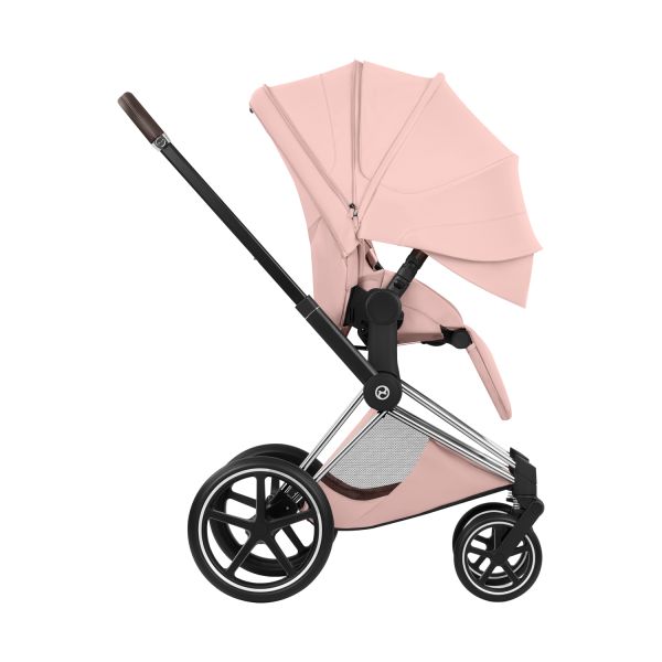 Cybex Priam 5 Style Kinderwagen 2-in-1 - Chrome Brown/Peach Pink Cybex Priam 5 Style Kinderwagen 2-in-1 - Chrome Brown/Peach Pink