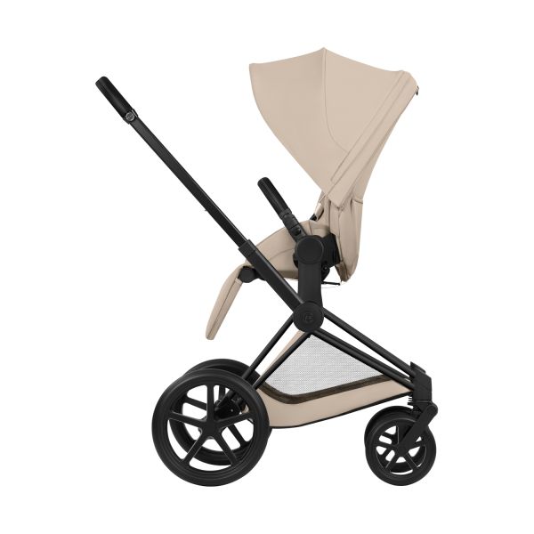 Cybex Priam 5 Style Kinderwagen 2-in-1 - Matt Black/Cozy Beige